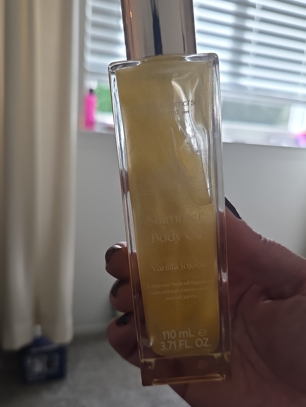 Shimmer Body Oil Vanilla Jojoba - Golden
